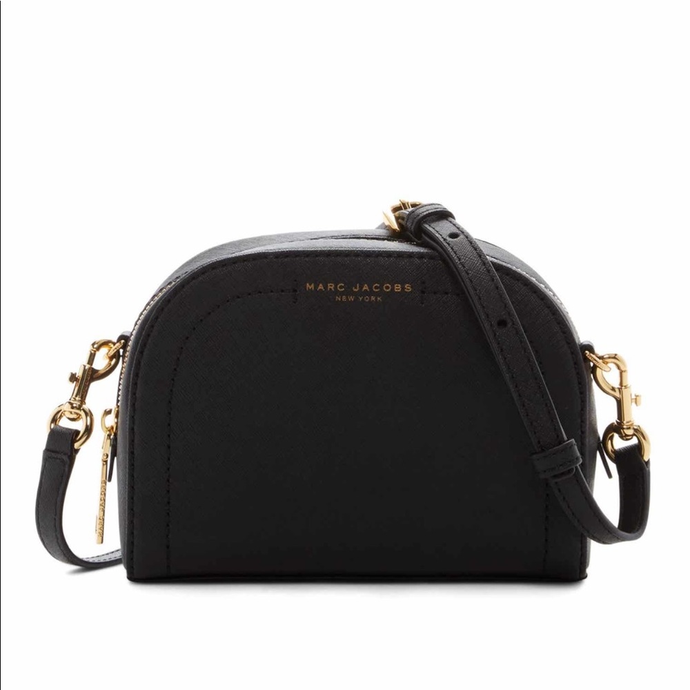 Marc Jacobs Playback Black Leather Crossbody Bag